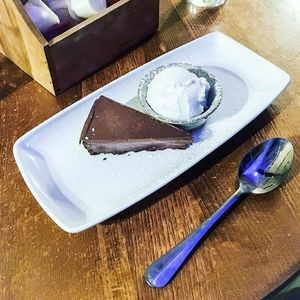 Chocolate and Cherry Cheesecake  at New Inn in Worcester