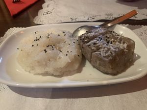 Banana Sticky Rice  at Amarin Thai Cuisine in Wollongong