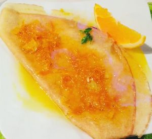 Crêpe Suzette flambée at Backstage Bar & Grill  in Phan Thiet