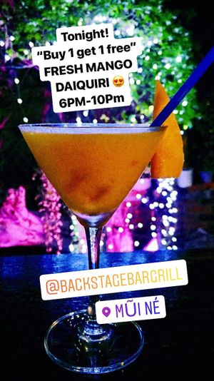 Fresh Mango Daiquiri! Delicious! at Backstage Bar & Grill  in Phan Thiet