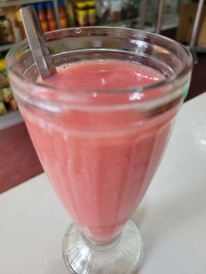 Guava juice at Vegan House in Jakarta