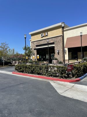 Store front   at CAVA in Mission Viejo
