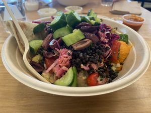 Build your own bowl   at CAVA in Mission Viejo