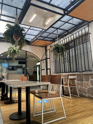 Ample Covered Outdoor Seating Area  at Mora Mora - Polanco in Mexico City