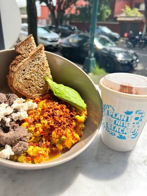 Tofu scramble   at Mora Mora - Polanco in Mexico City