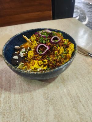 Chillaquillas at Mora Mora - Polanco in Mexico City