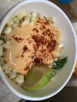 Esquites at Mora Mora - Polanco in Mexico City