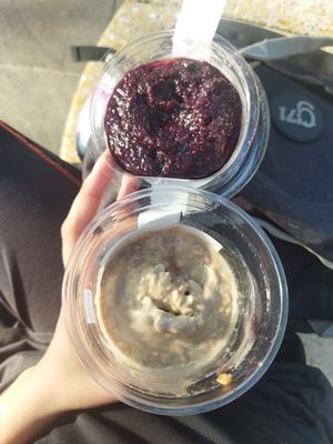 Raw oats at Mora Mora - Roma in Mexico City