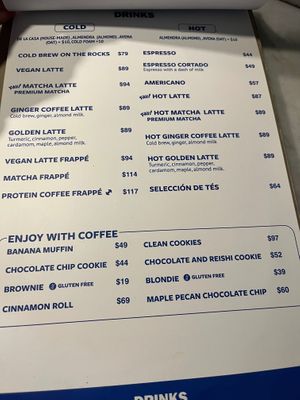 Menu 3 at Mora Mora - Roma in Mexico City