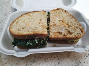 Superfood sandwich at Mora Mora - Roma in Mexico City