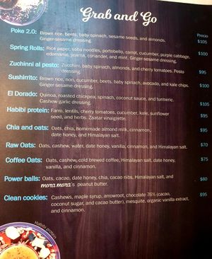 Menu at Mora Mora - Roma in Mexico City