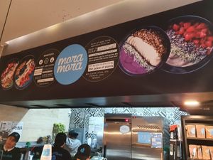 The stall at Mora Mora - Roma in Mexico City