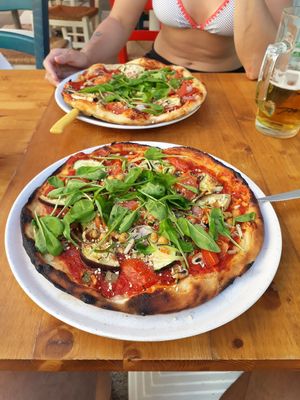 Pizza was fantastic. ;) at Konoba Andreja in Krk