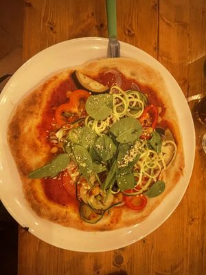 Vegan pizza   at Konoba Andreja in Krk