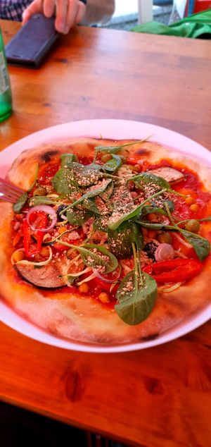 Pizza at Konoba Andreja in Krk