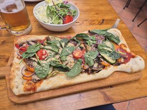 Healthy Vegan Pizza at Konoba Andreja in Krk