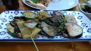 Grilled vegetables at Konoba Andreja in Krk