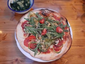 Vegane Pizza 🍕 at Konoba Andreja in Krk