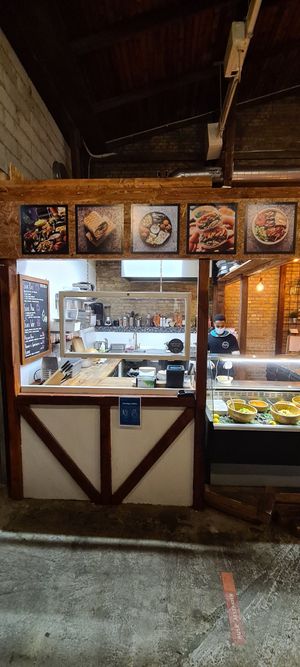 Falafel shop at Falafelmate in Odense