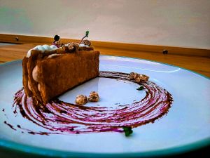 Millefoglie con crema di castagne at Melamangio in Mendrisio