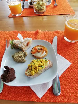 Some stuff from the brunch buffet at Melamangio in Mendrisio