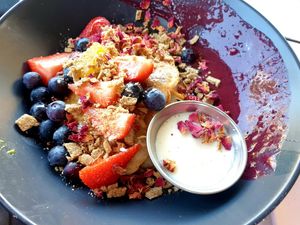 Pancakes were pikelets and far too small and expensive for $22 at Good Love in St Kilda