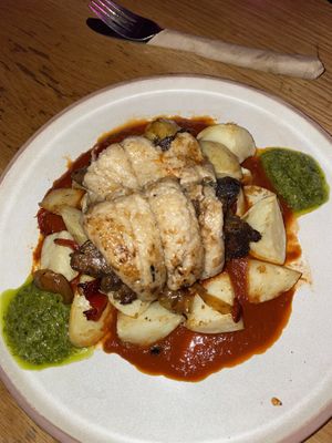 Seitan steak  at Good Love in St Kilda