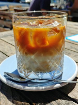 Iced coffee at Good Love in St Kilda