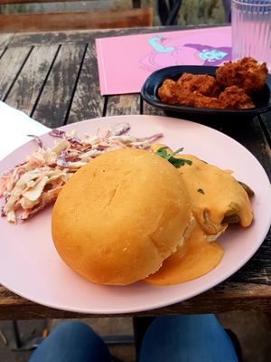 Philly Cheesesteak and a side of KFC at Good Love in St Kilda