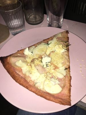 Potato pizza at Good Love in St Kilda