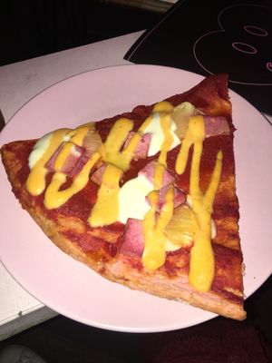 Hawaiian pizza at Good Love in St Kilda