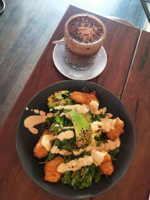 Famed KFC bowl & rose hot chocolate at Good Love in St Kilda