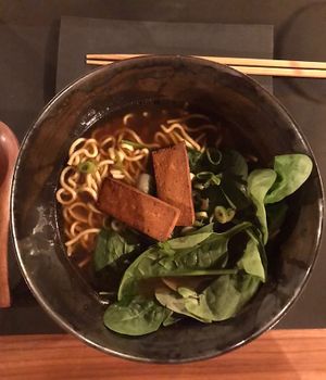 Shoyu ramen vegano at MaRamen in Padua