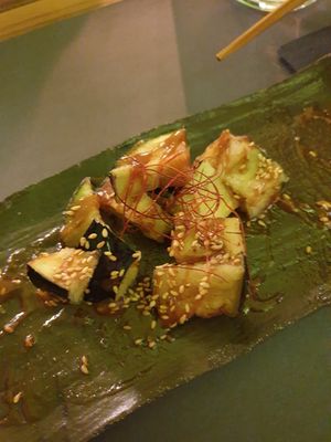 Melanzane con salsa di miso at MaRamen in Padua