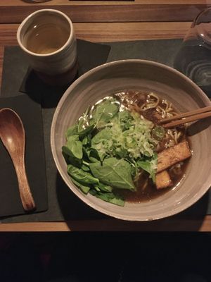 Vegan ramen and sencha tea at MaRamen in Padua