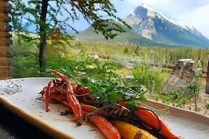Maple smoked carrots  at The Juniper Bistro in Banff