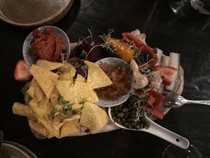 Vegan 🌱 platter   at The Juniper Bistro in Banff