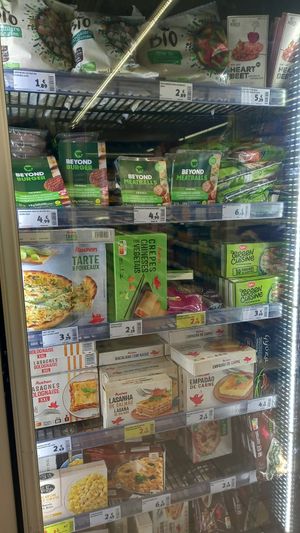 refrigerated stuff at My Auchan - Columbano Bordalo Pinheiro in Lisbon