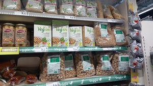 soy chunks etc at My Auchan - Columbano Bordalo Pinheiro in Lisbon