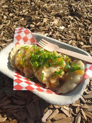 Gosia's Homemade Pierogies at Banff Farmer's Market in Banff