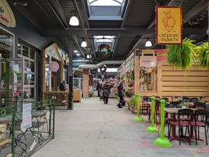 Interior at Marché Jean-Talon in Montreal