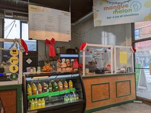 Juices at Marché Jean-Talon in Montreal