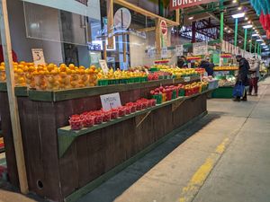Fresh produce at Marché Jean-Talon in Montreal