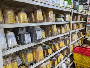 Organic items at Marché Jean-Talon in Montreal