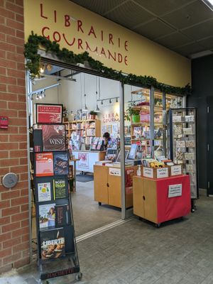 Bookshop at Marché Jean-Talon in Montreal