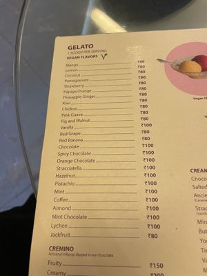   at Gelato Factory in Auroville