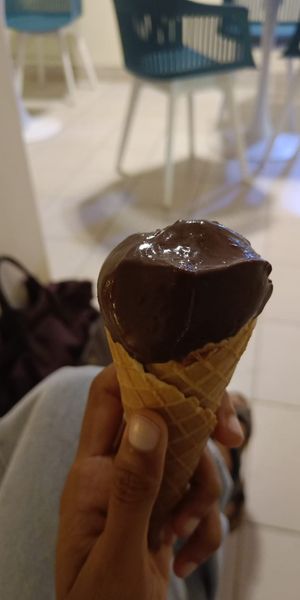 Vegan Dark chocolate  at Gelato Factory in Auroville