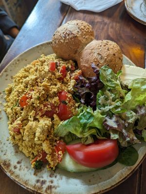 Veganes Rührei at Brettle in Ulm