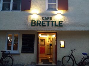 Outside (so you may find it) at Brettle in Ulm