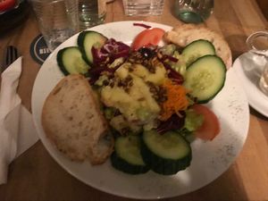 Großer gemischter Salat (vegan) at Brettle in Ulm